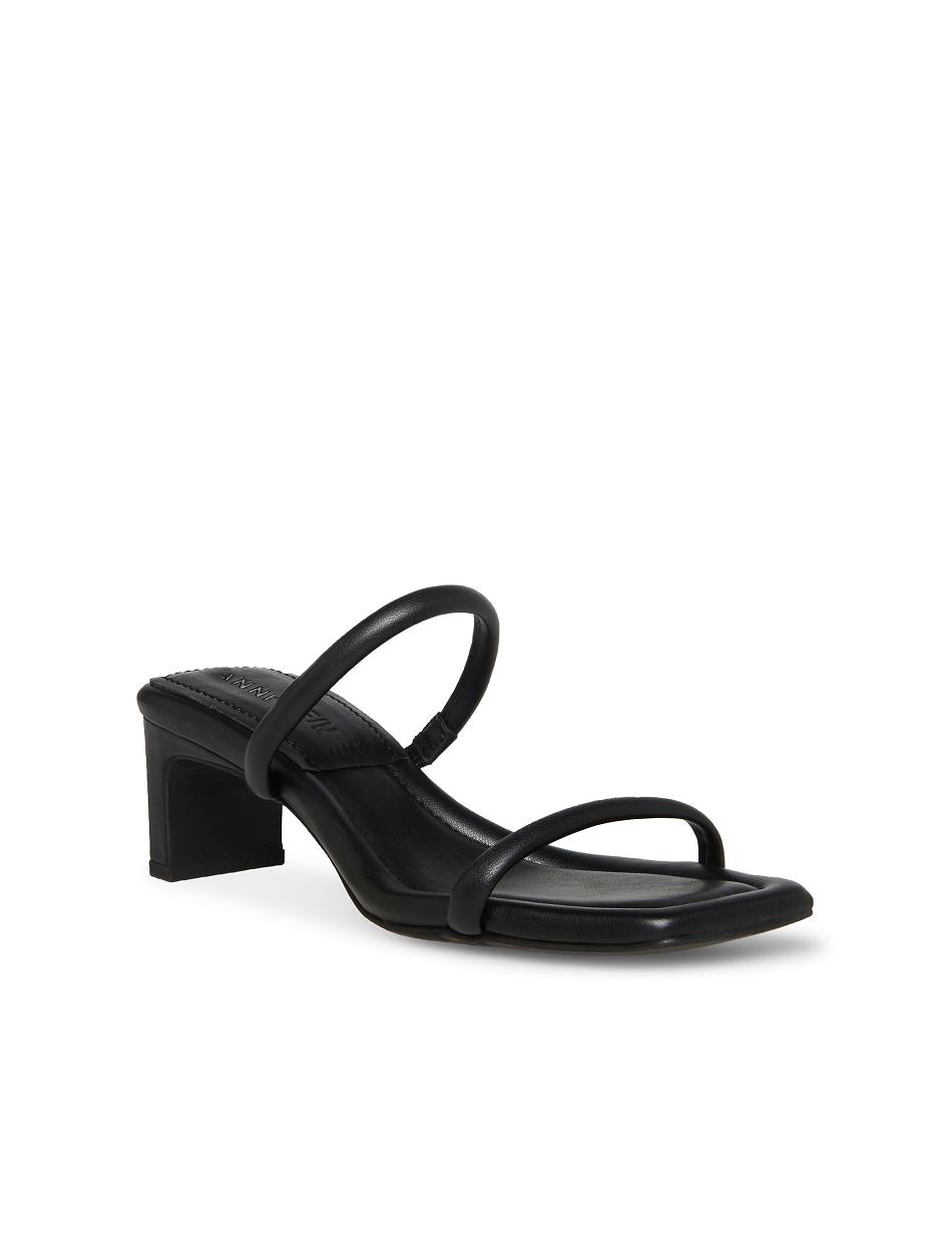 Anne Klein Jayla Sandal Heels Black | GSGUC30376