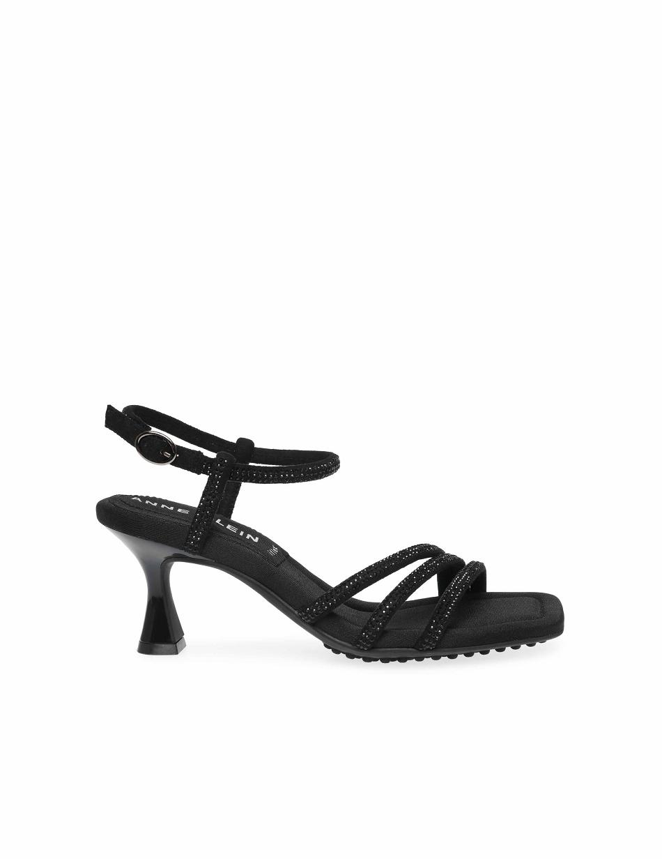 Anne Klein Jelyssa-C Sandal Best Sellers Black | SGZPD33928