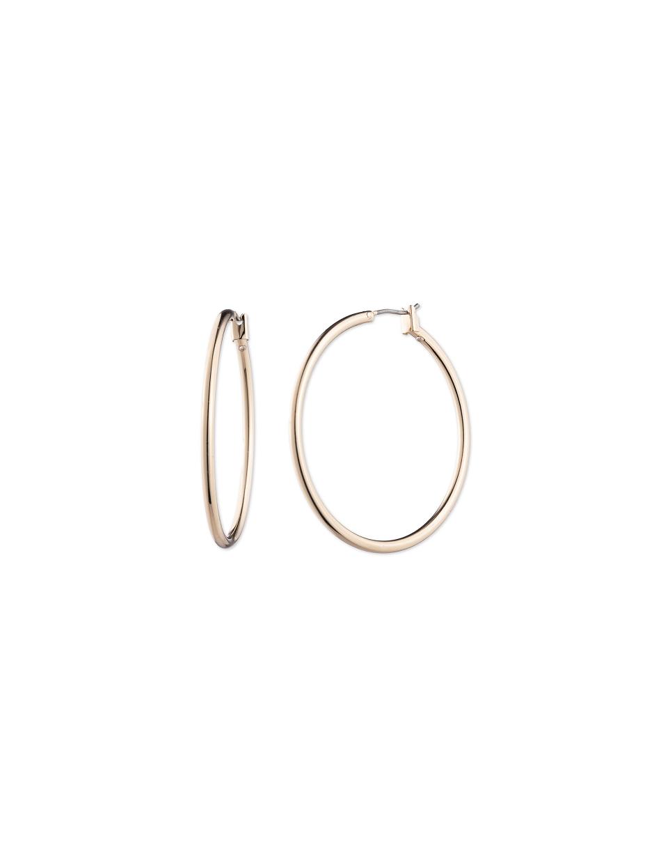 Anne Klein Large Gold-Tone Hoop Earrings Gold | ZSGMJ71506