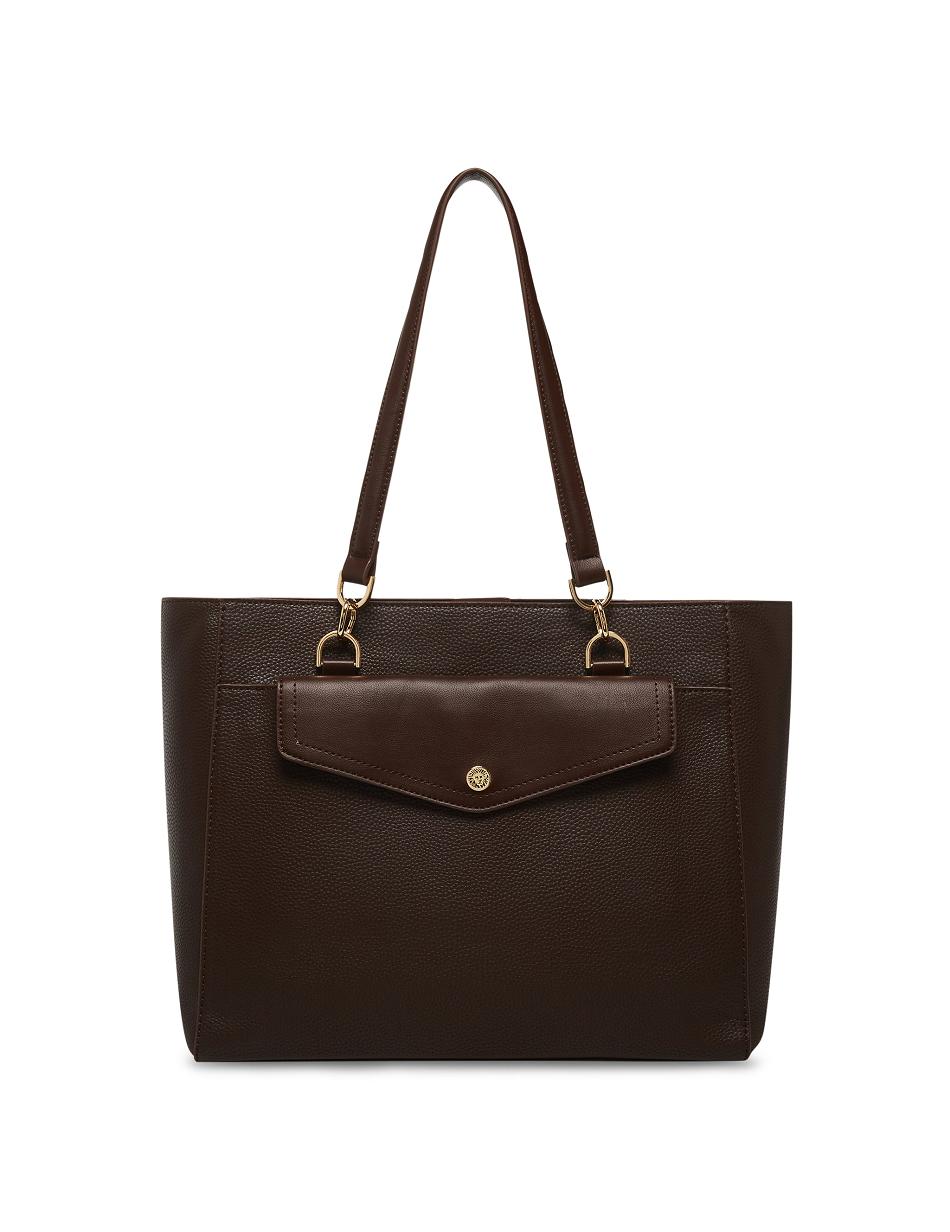 Anne Klein Large With Pouch Tote Bags chocolate | LSGSX31672