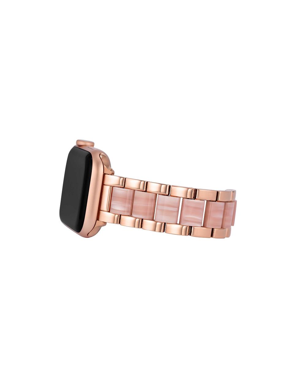 Anne Klein Marbleized Resin Bracelet Band Apple Watch Accessories Pink / Rose / Gold | FSGHY77370