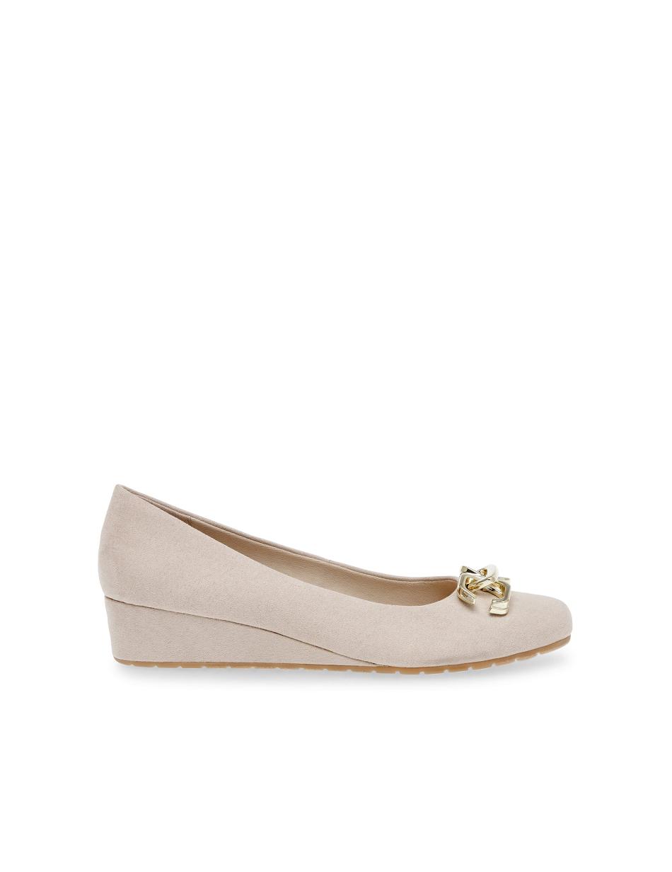 Anne Klein Mariela Wedges Beige | BSGSD58325