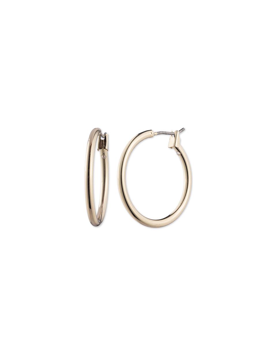 Anne Klein Medium Gold-Tone Hoop Pierced Earrings Gold | FSGHY97482