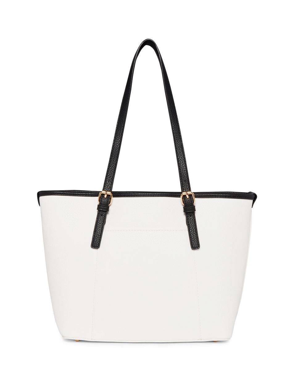 Anne Klein Medium Perfect Tote Bags White / Black | DSGKV94034