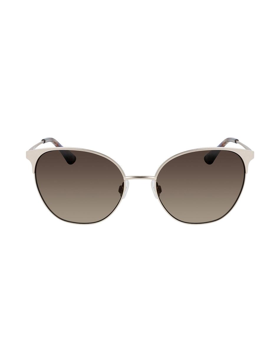 Anne Klein Metal Round Sunglasses Average Size Gold | LSGSX12495