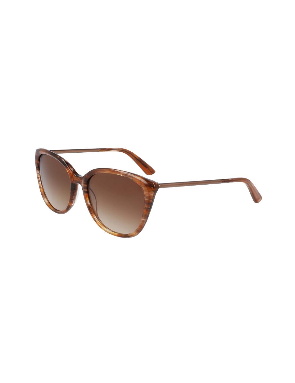 Anne Klein Mocha Combo Sunglasses Cat-Eye Beige | SGJVR78749