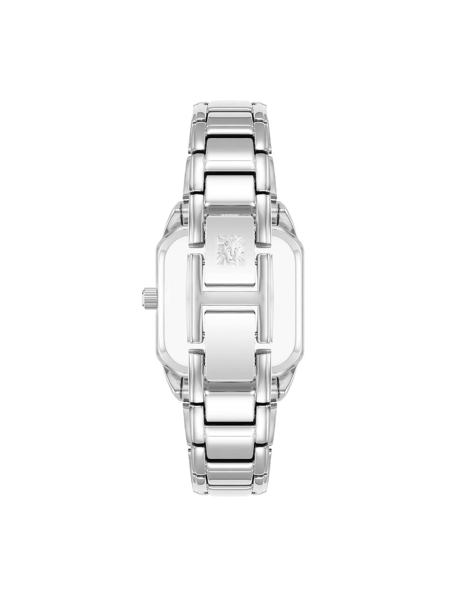 Anne Klein Modern Square Case Watch Metals Silver | BSGSO28334