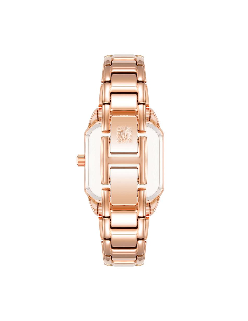 Anne Klein Modern Square Case Watch Metals Rose / Gold | SGJVR35174