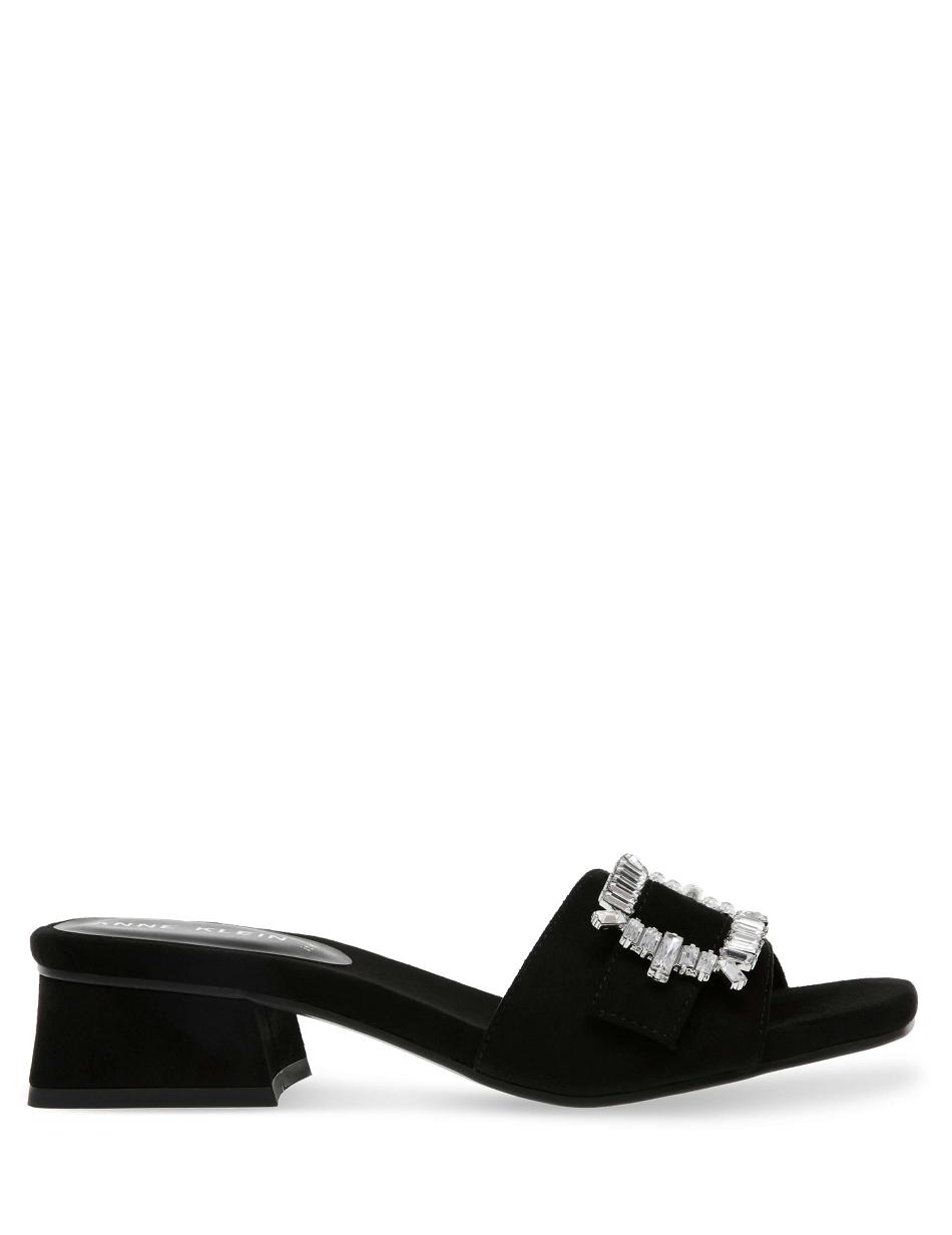 Anne Klein Nolita Dresss Sandals Black | SGCIF25981