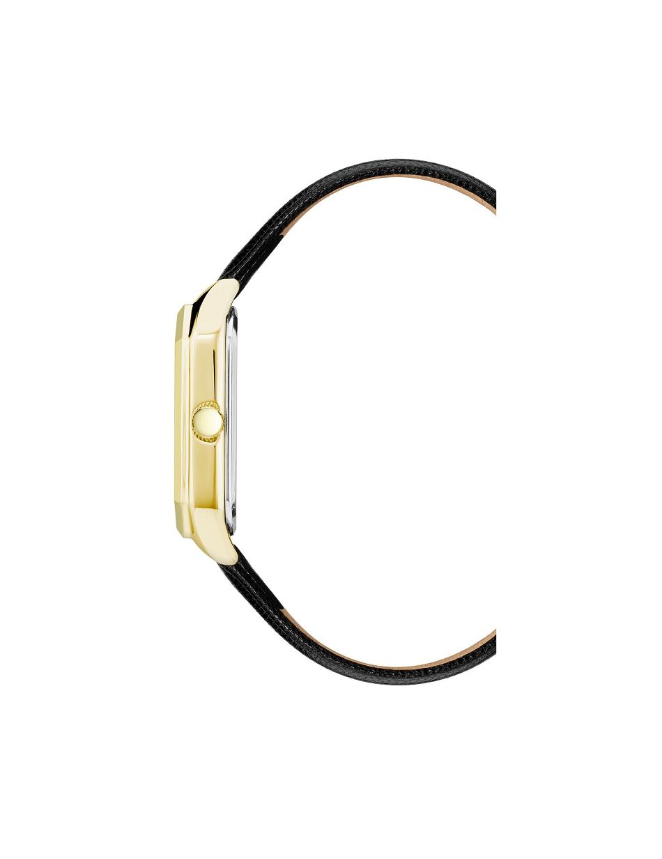 Anne Klein Leather Wholesale - Octagonal Shaped Strap Watch Black / Gold