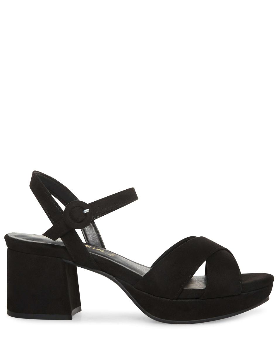 Anne Klein Peltz Dress Sandal Heels Black | ZSGNQ58947