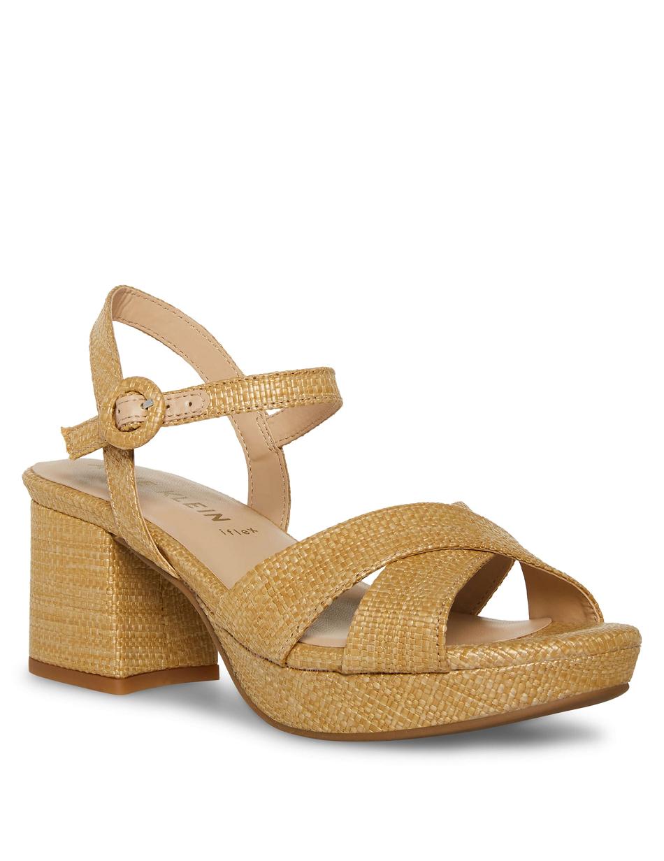 Anne Klein Peltz Dress Sandal Heels Gold | LSGSX77780