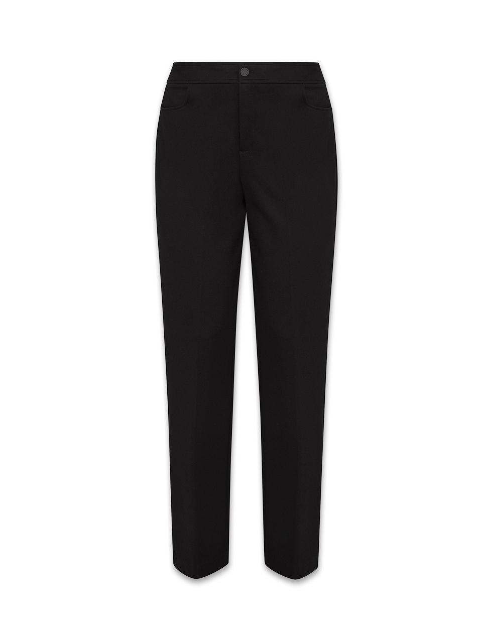 Anne Klein Plus Size Flare Leg Compression Pant Bottoms Black | GSGEC89912