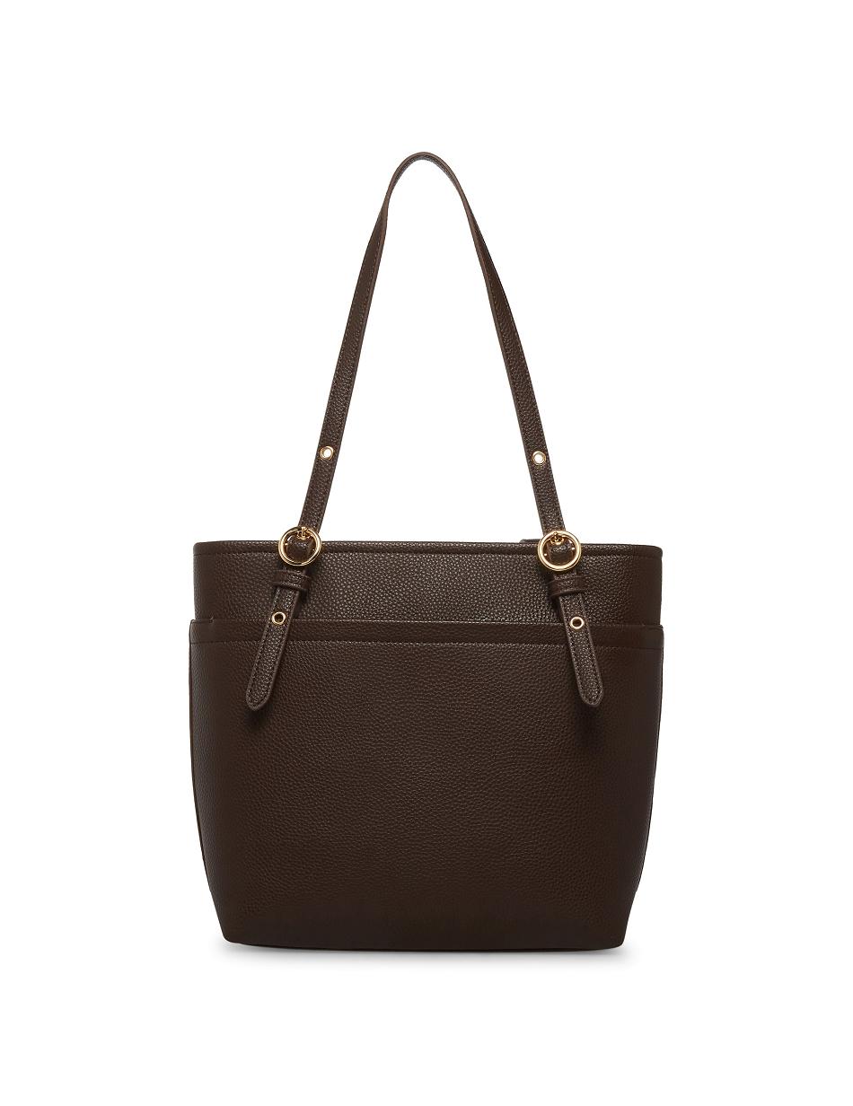 Anne Klein Pocket Tote Bags chocolate | FSGUI56172