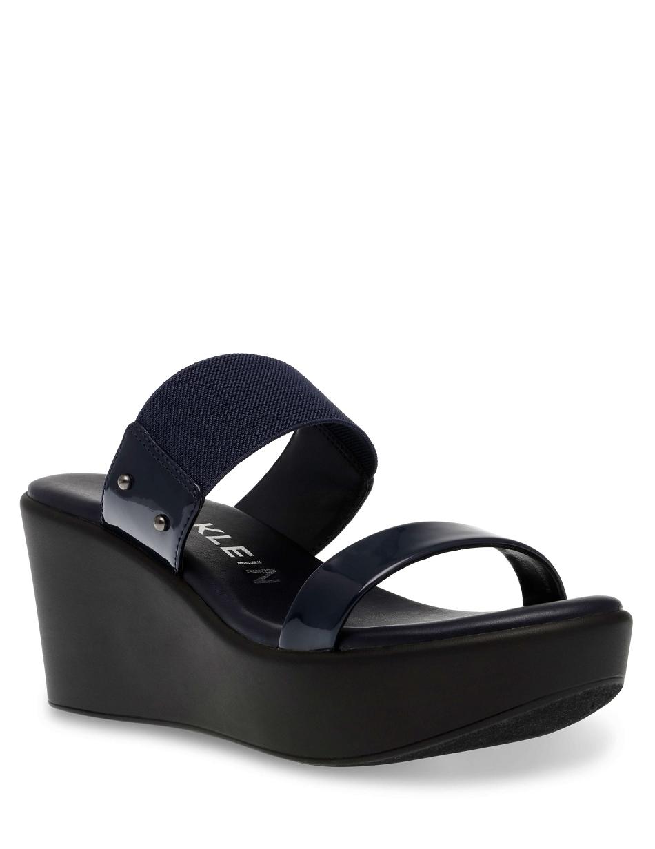 Anne Klein Pylos Platform Sandals Navy | SGZDE95397