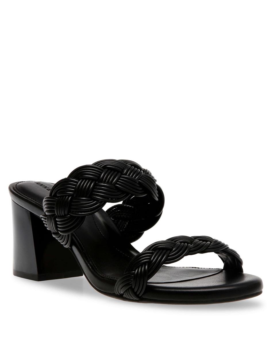 Anne Klein Reggie Dress Sandal Heels Black | YSGVQ59182