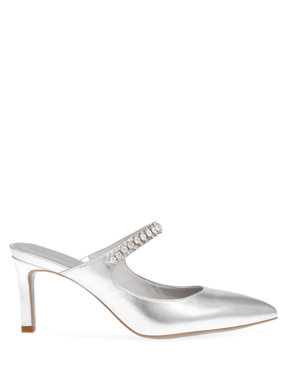 Anne Klein Rhiannon Dress Pump Heels Silver | TSGWZ66725