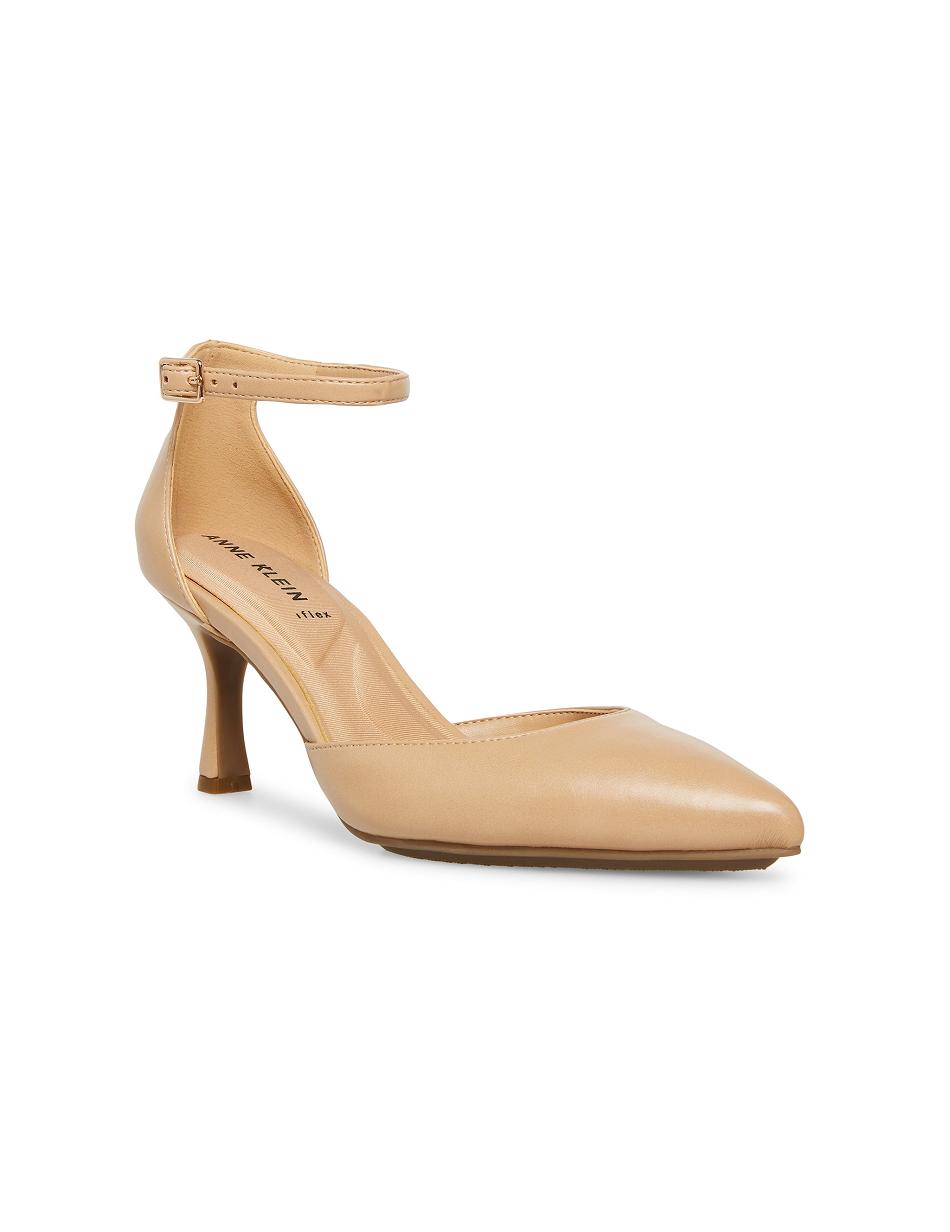 Anne Klein Rhode Dress Pump Heels Beige | QSGWA11837