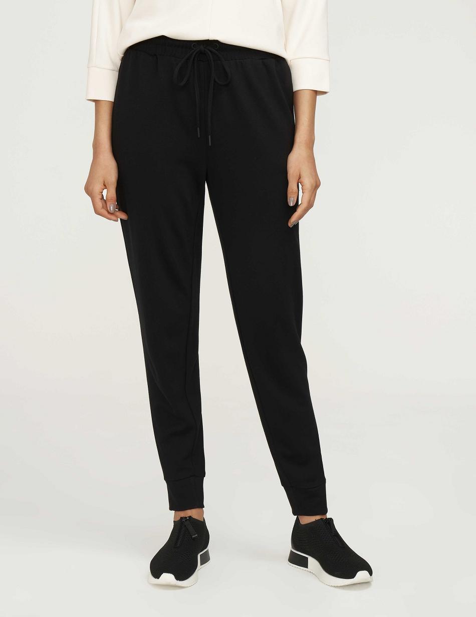 Anne Klein Serenity Knit Pull-On Jogger Best Sellers Black | SGNZX47670