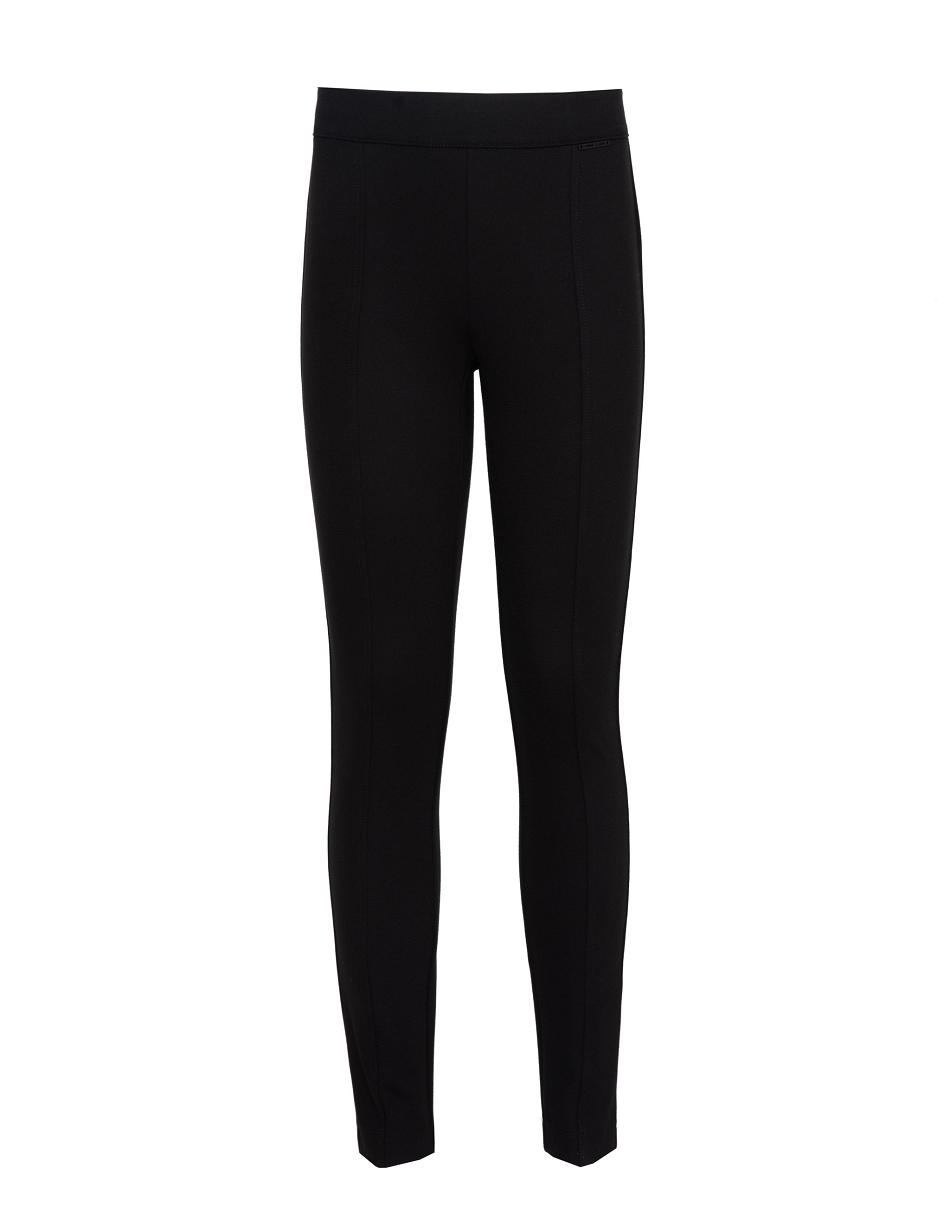 Anne Klein Slim Leg Compression Pant Bottoms Black | MSGHR16303