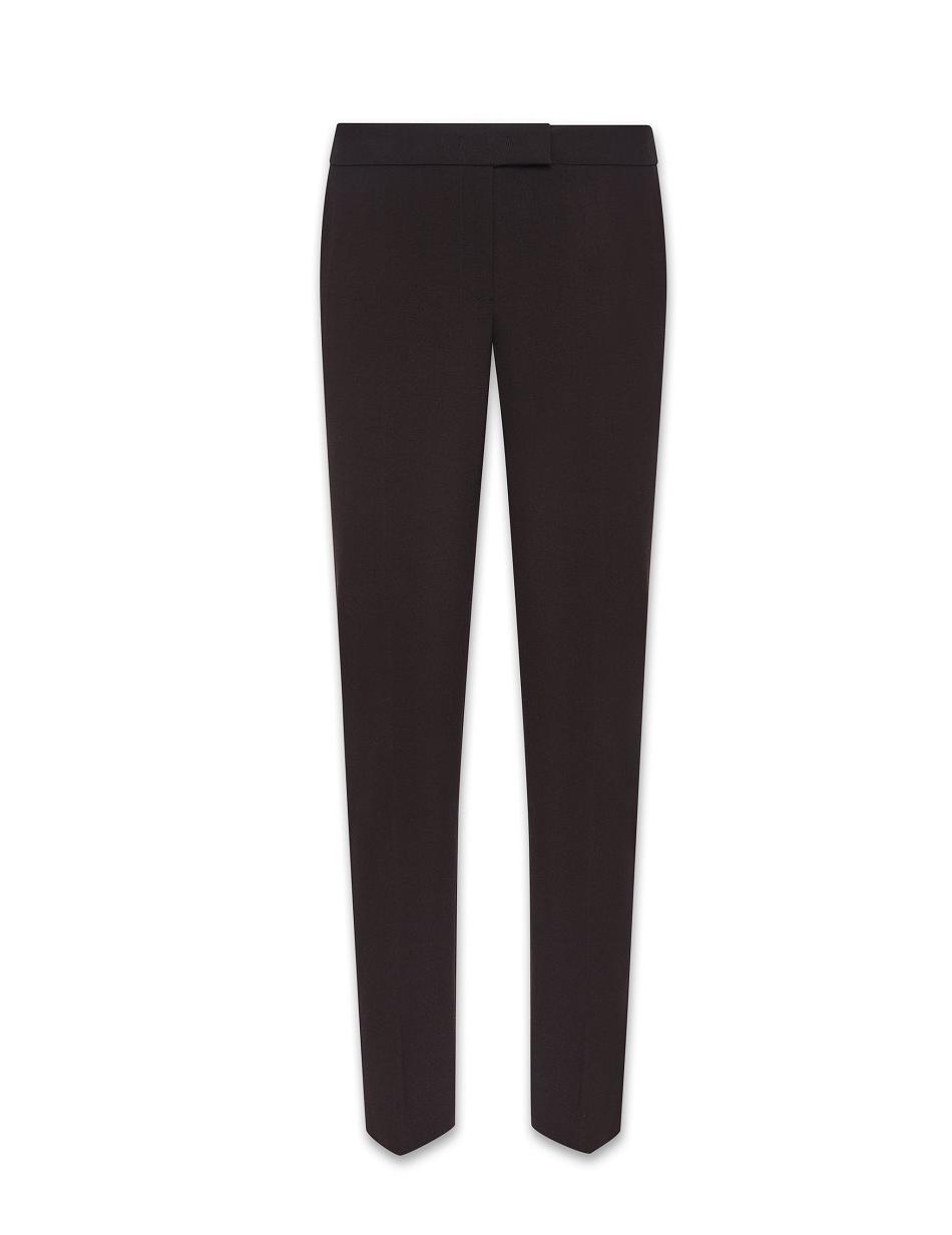 Anne Klein Slim Leg Pant Bottoms Black | FSGUI42292