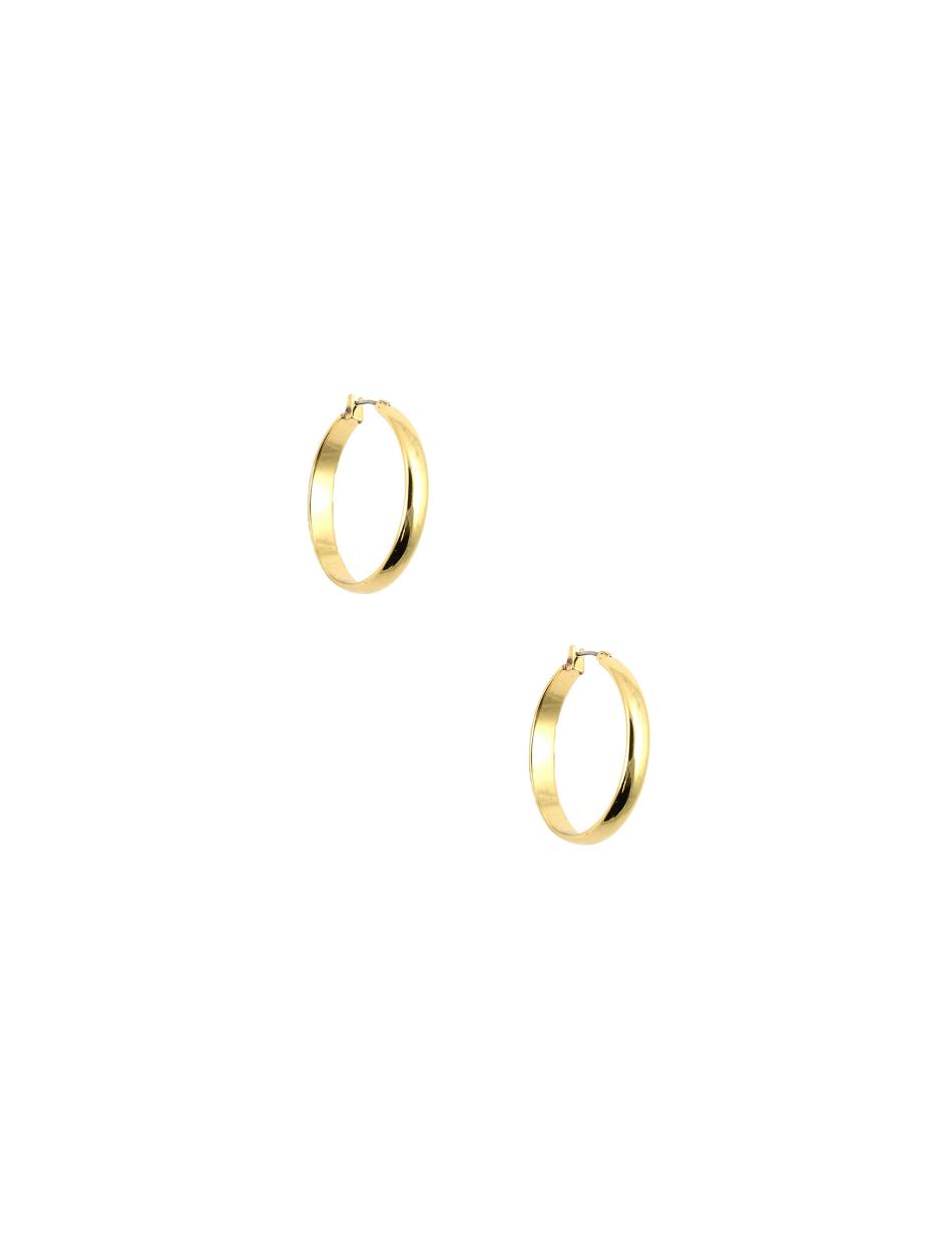 Anne Klein Small Gold-Tone Hoop Pierced Earrings Gold | SGDYB78209