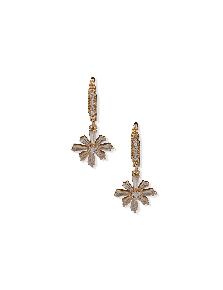 Anne Klein Starburst Drop Clip Earrings Gold | LSGTR99571