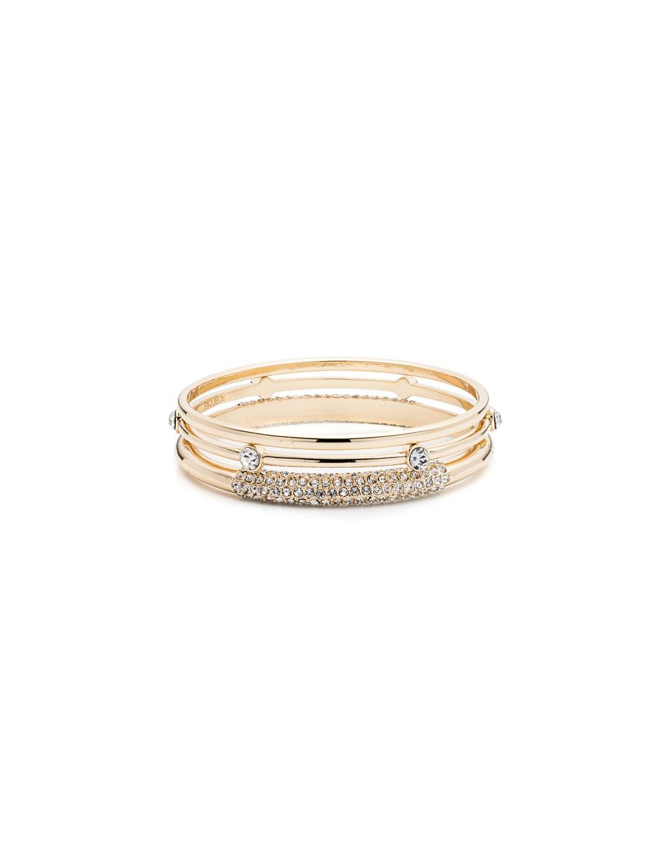 Anne Klein Thicker Trio Bangles Bracelet Gold | SGXBR53873