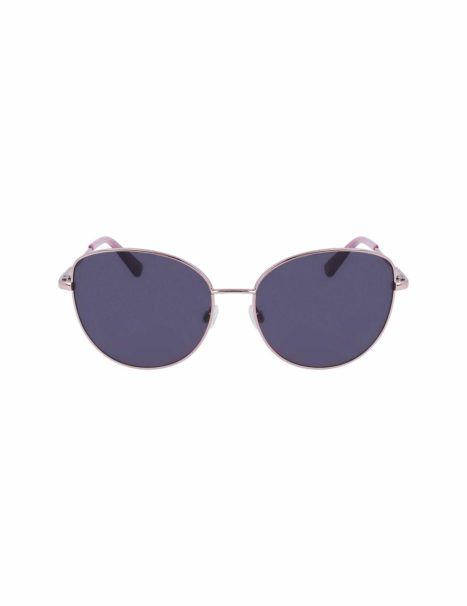 Anne Klein Trendy Round Sunglasses Best Sellers Rose / Gold | SGQCS57496