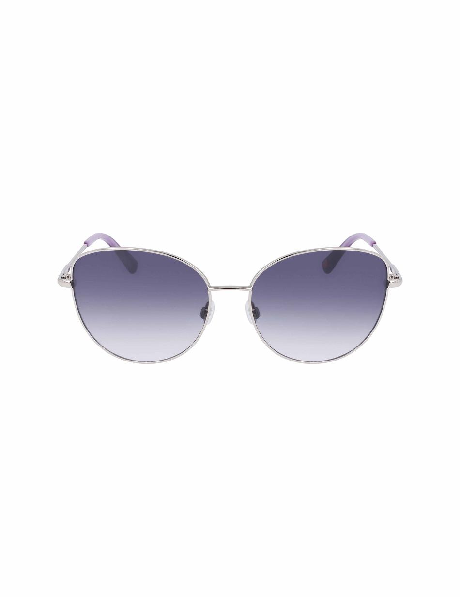 Anne Klein Trendy Sunglasses Round Silver | TSGWZ23137