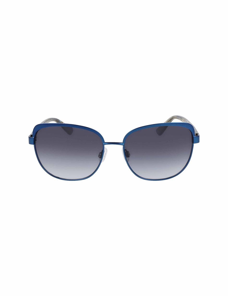 Anne Klein Uplifting Square Sunglasses Average Size Navy | SGXMI10101