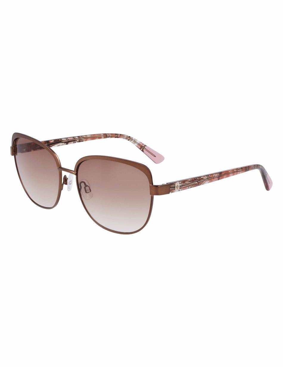 Anne Klein Uplifting Sunglasses Square Beige | SGCIF30798