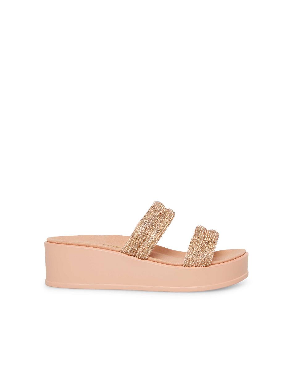 Anne Klein Vanny Platform Sandals Rose / Gold | ASGDF75167