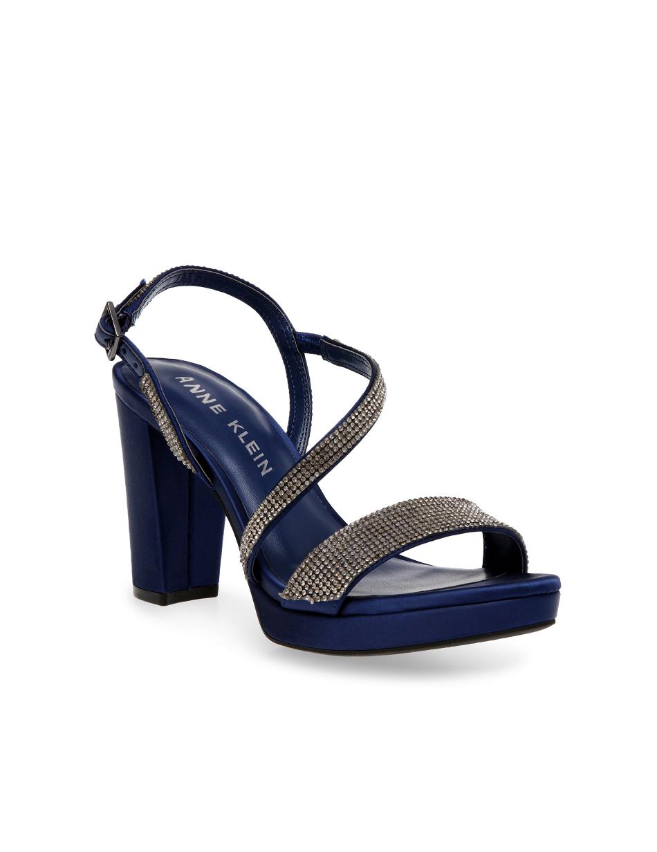 Anne Klein Veil Dress Sandals Navy | FSGUI25879