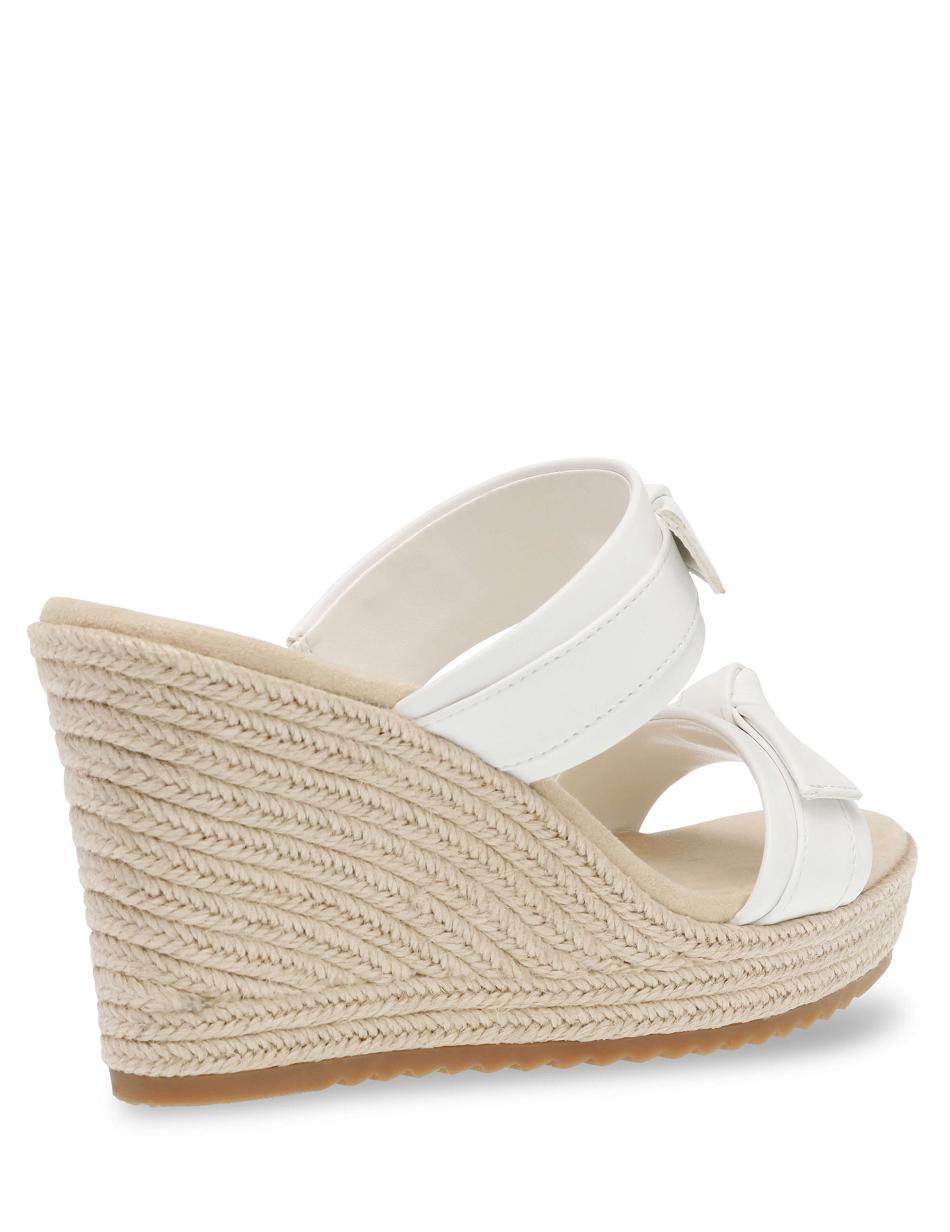 Anne Klein Wiona Wedges White | SGDFL57219