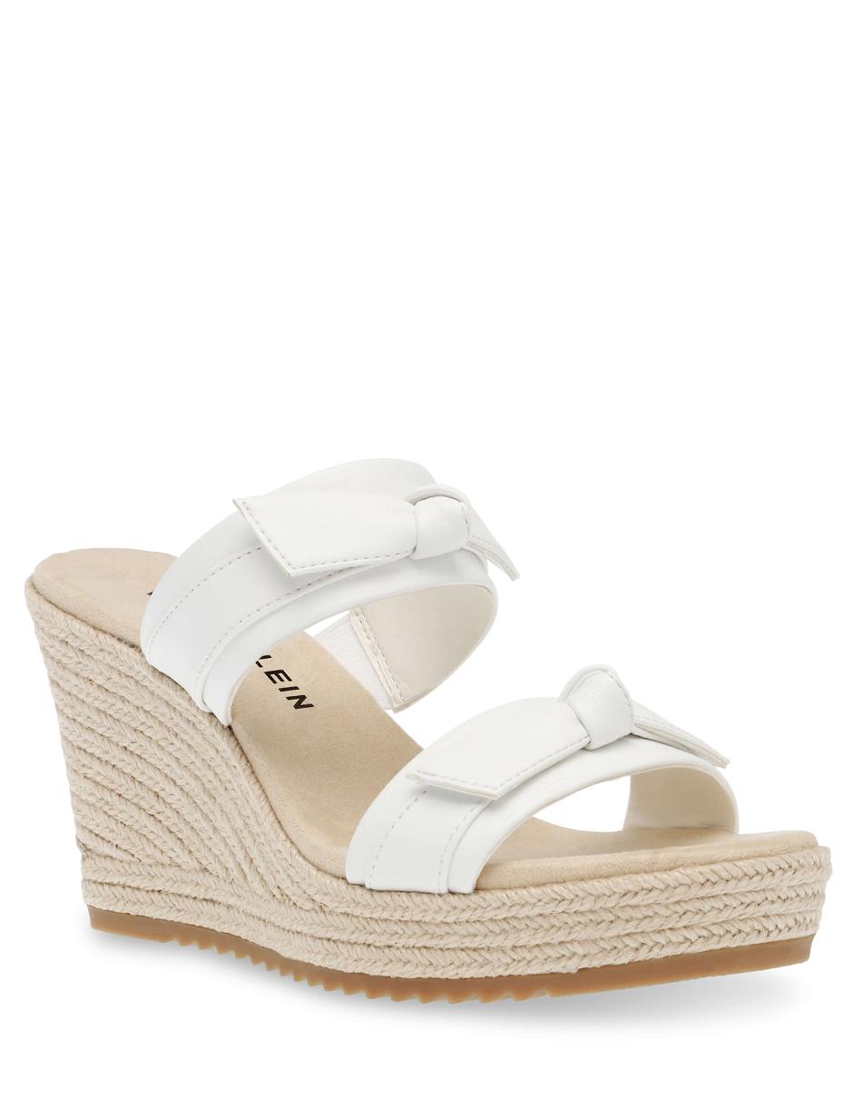 Anne Klein Wiona Wedges White | SGDFL57219