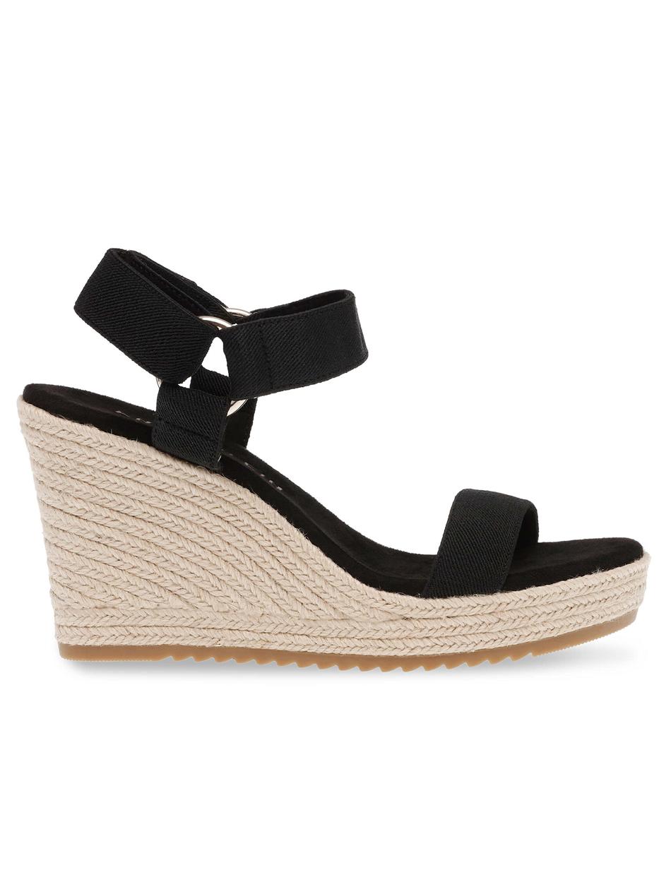 Anne Klein Wren Wedges Black | SGZPD21818