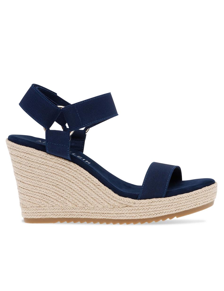 Anne Klein Wren Wedges Navy | GSGEC71485