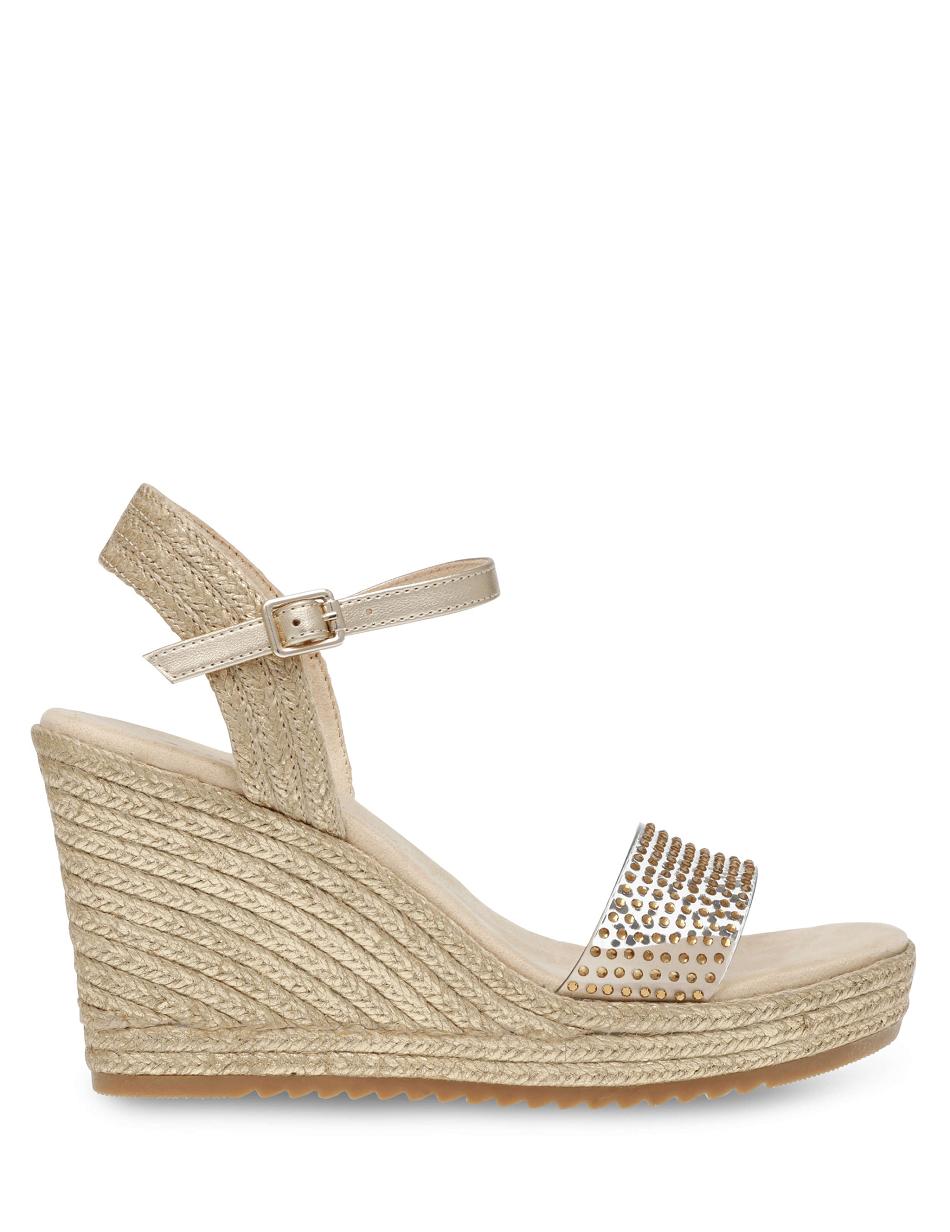 Anne Klein Wylie Crystal Wedges Gold | GSGEC20365