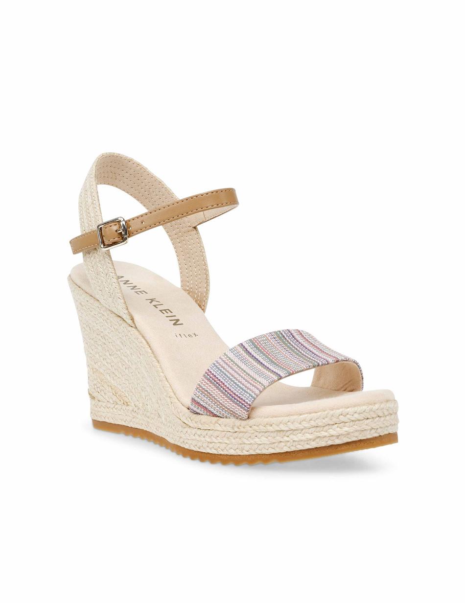 Anne Klein Wylie Wedges Beige | TSGWZ21822