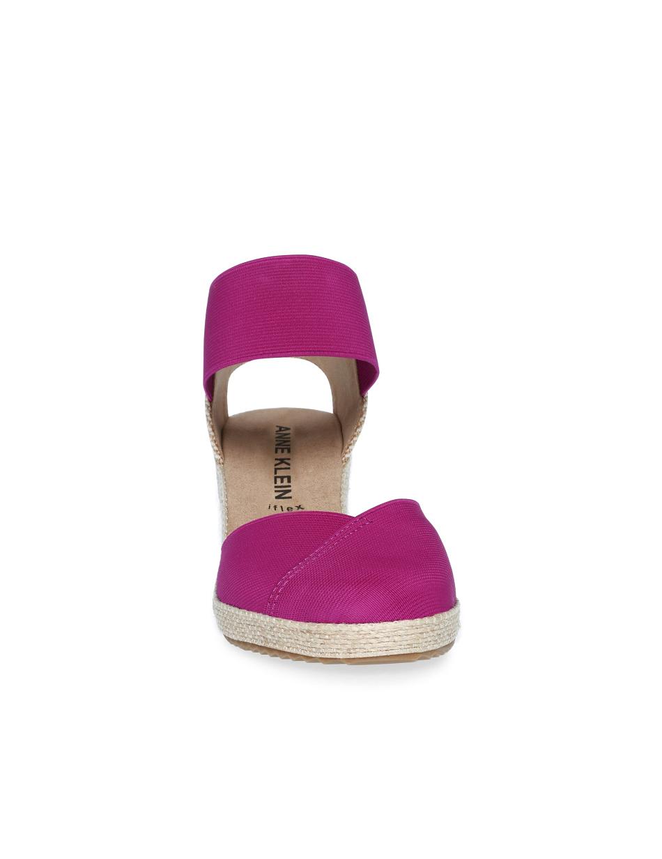 Anne Klein Zoey Round Toe Espadrilles Wedges Pink | SGXBR83372